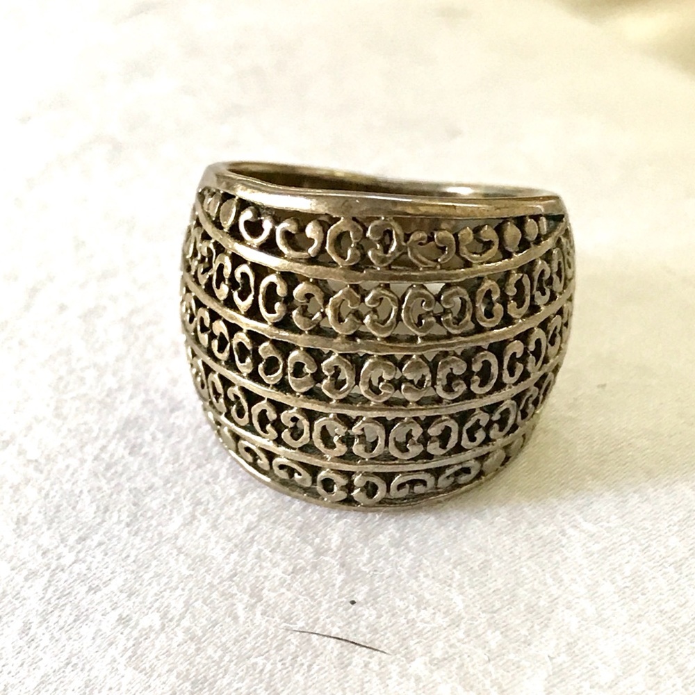 Sterling Silver Statement Ring - image 1
